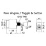 Airpax toggle hydraulic magn. circuit breaker 10 A